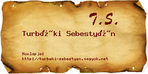 Turbéki Sebestyén névjegykártya